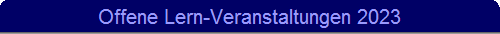 Offene Lern-Veranstaltungen 2018